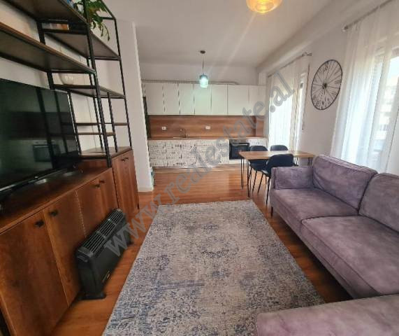 Two bedroom apartment for rent at Quartum Residence, in Panorama street in Tirana.
Located on the 3